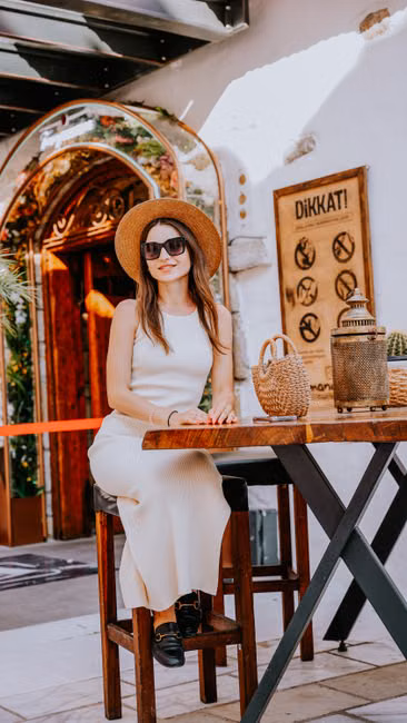 Vestido Midi Canelado